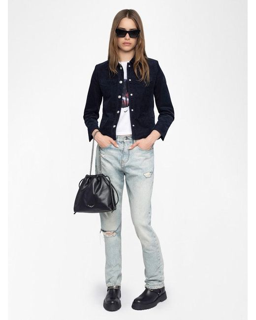 Zadig & Voltaire Blue Liam Jacket