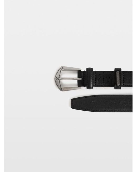 Zadig & Voltaire Black Jim Belt 25Mm
