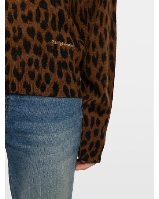 Zadig & Voltaire Brown Soulo Jumper