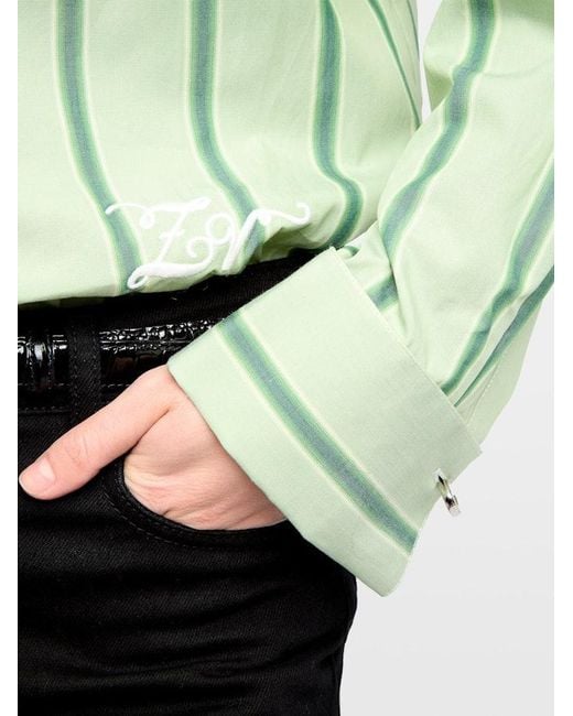 Zadig & Voltaire Green Morning Shirt