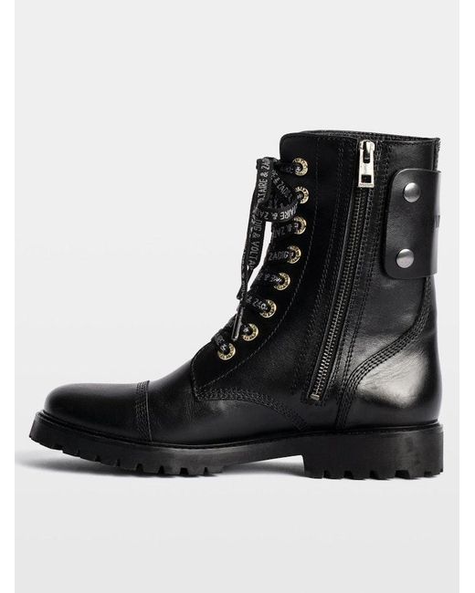 Zadig & Voltaire Black Joe Smooth Boot