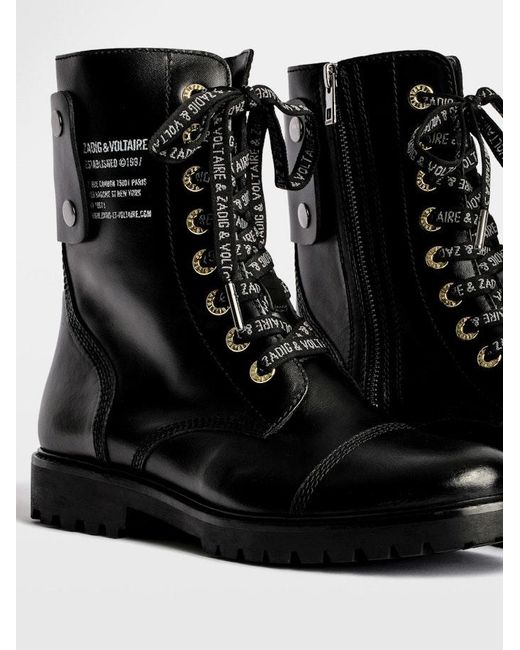 Zadig & Voltaire Black Joe Smooth Boot