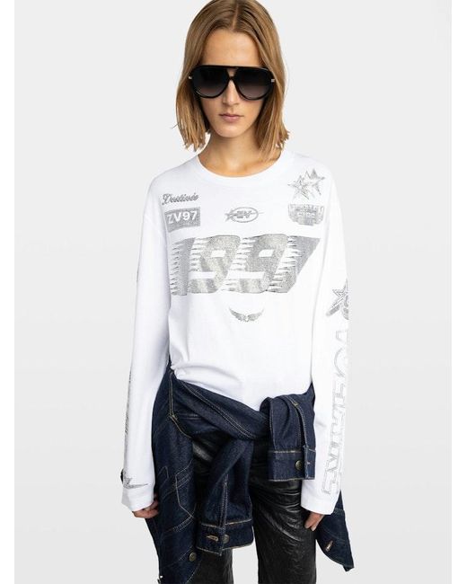 Zadig & Voltaire White Io T-Shirt