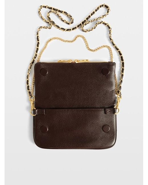 Zadig & Voltaire Brown Rock Mini Clutch