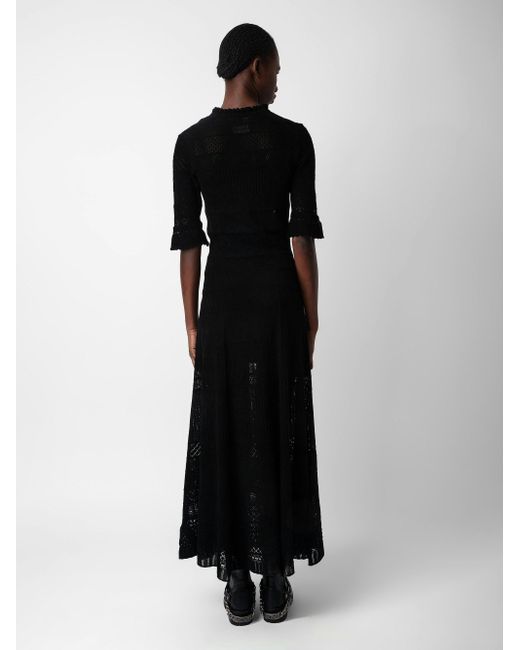 Zadig & Voltaire Black Memphis Dress
