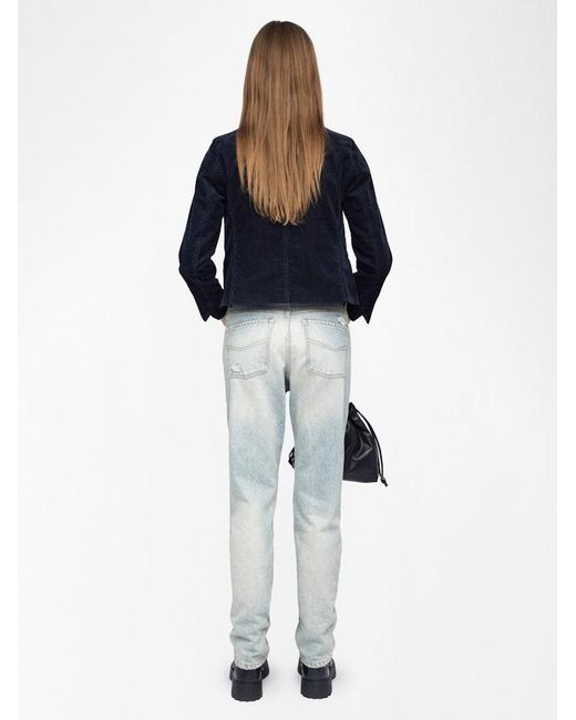 Zadig & Voltaire Blue Liam Jacket