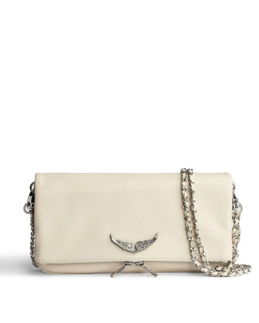 Zadig & Voltaire Natural Rock Swing Your Wings Clutch