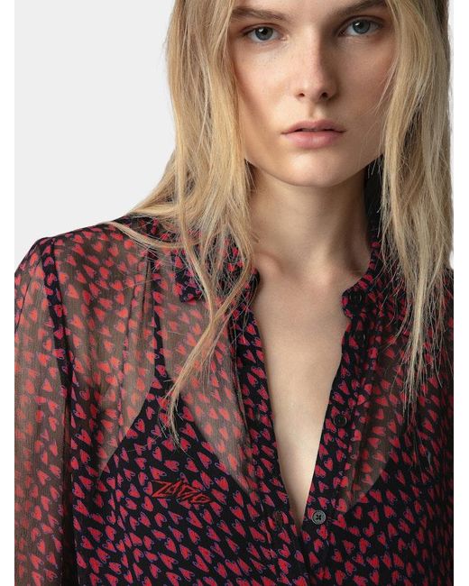 Zadig & Voltaire Purple Razyele Crush Dress