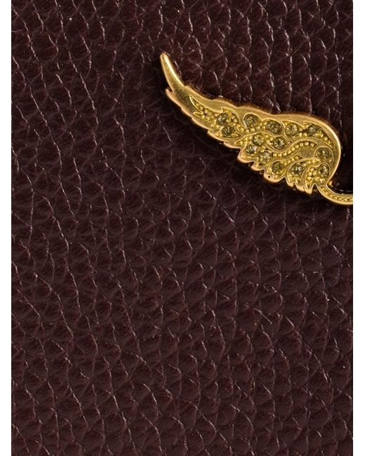 Zadig & Voltaire Brown Zv Pass Card Holder