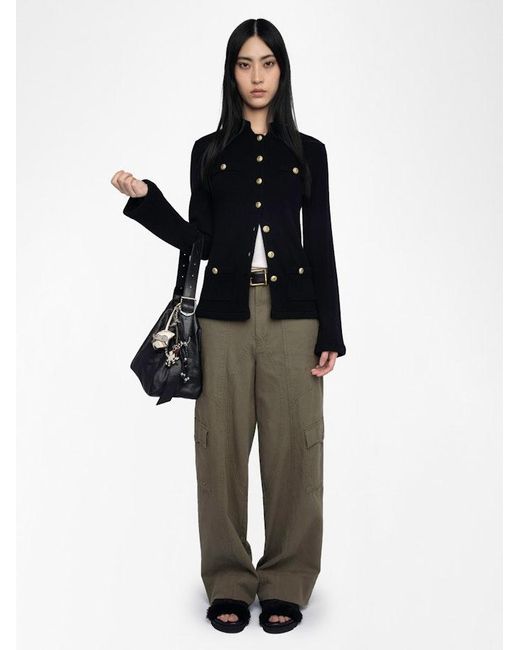 Zadig & Voltaire Black Lucy Cardigan