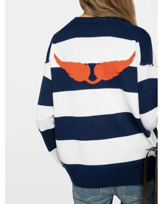 Zadig & Voltaire Blue Jumper Mikyz