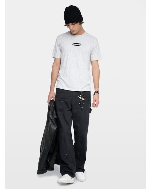 Zadig & Voltaire White Tommy T-Shirt for men