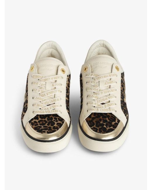Zadig & Voltaire Brown Low-Top Fly On Trainers