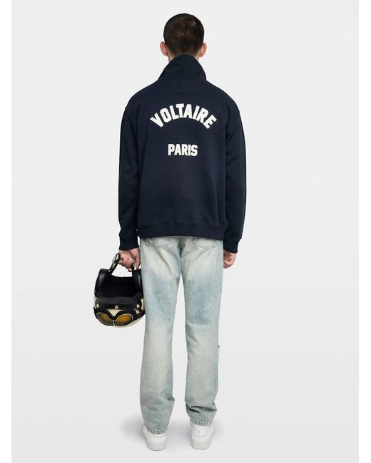 Zadig & Voltaire Blue Moya Sweatshirt for men