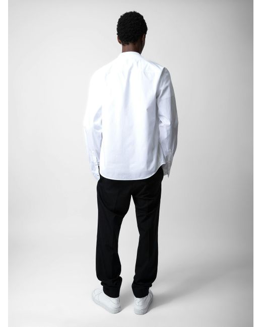 Zadig & Voltaire White Sydney Shirt for men