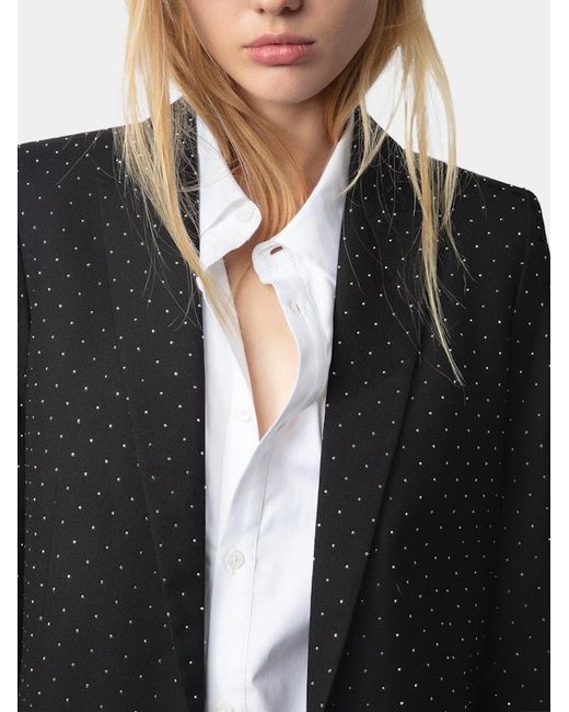Zadig & Voltaire Blue Vavy Blazer
