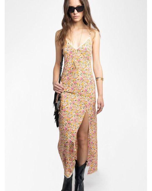 Vestido Ramelil Zadig & Voltaire de color Natural