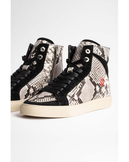 high flash sneakers zadig
