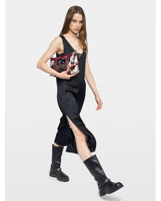 Zadig & Voltaire Blue Renzo Satin Dress