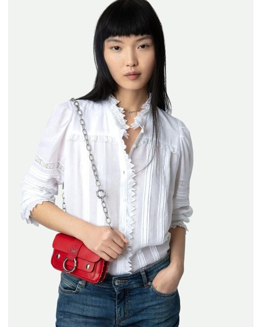 Zadig & Voltaire White Trevy Blouse