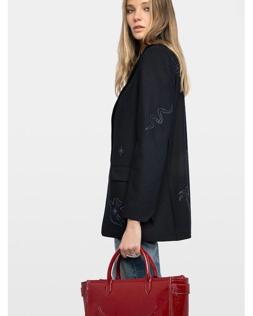 Zadig & Voltaire Blue Vival Blazer