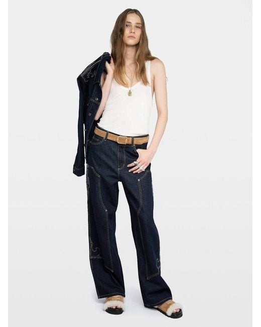 Zadig & Voltaire Blue Jean Perya