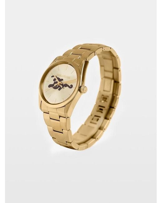 Zadig & Voltaire Metallic Zadig Wings Watch