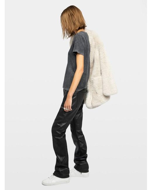 Zadig & Voltaire Gray Alys T-Shirt