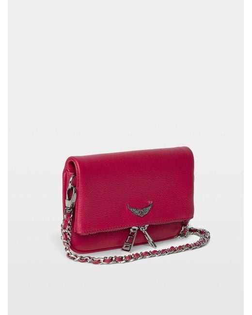Zadig & Voltaire Purple Rock Mini Clutch