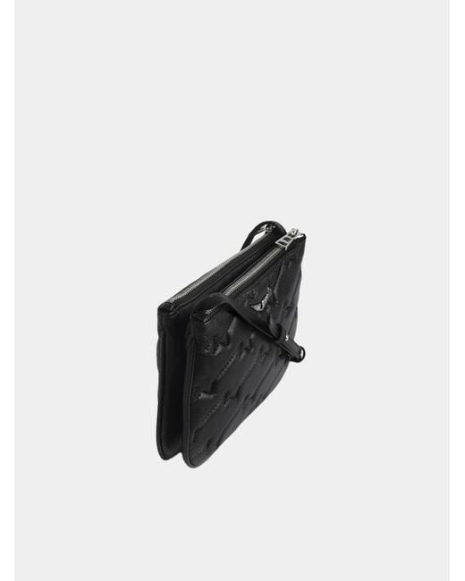 Zadig & Voltaire Black Quilted Duo Wings Zv Bag