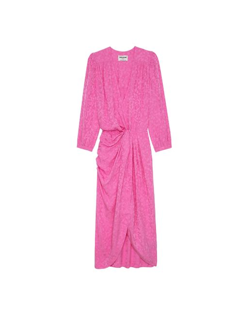 Robe renew soie Zadig & Voltaire en coloris Pink