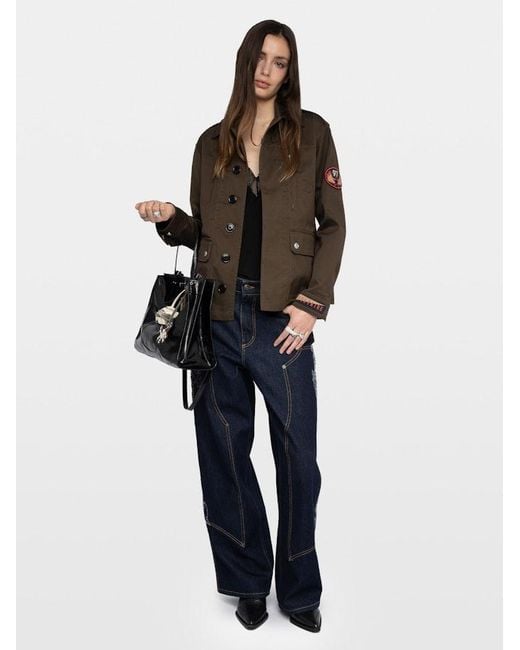 Zadig & Voltaire Green Kid Jacket