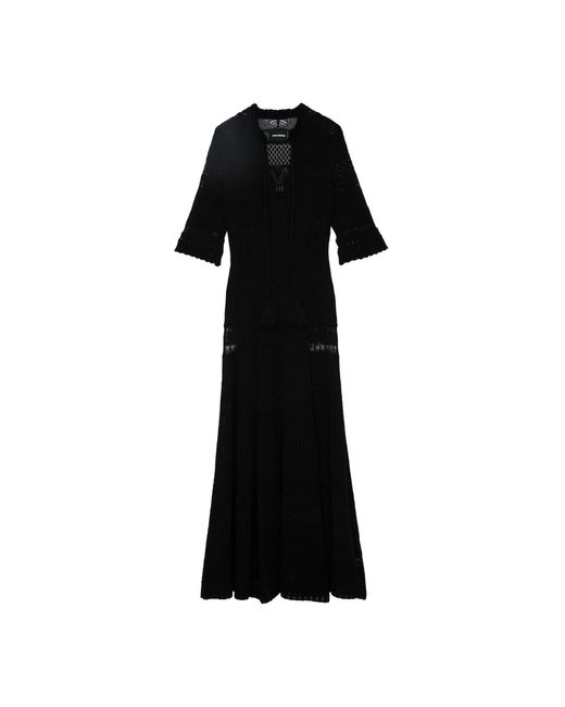 Zadig & Voltaire Black Memphis Dress