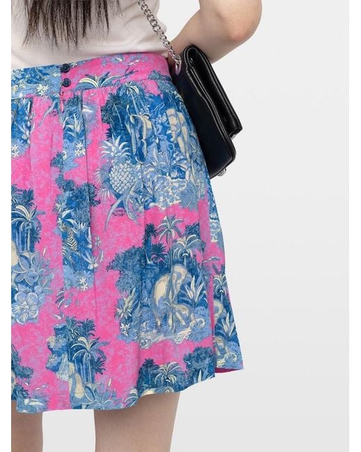 Zadig & Voltaire Purple Jadys Skirt