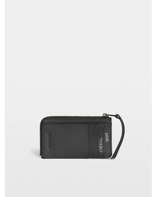 Zadig & Voltaire Black Zv Card Card Holder