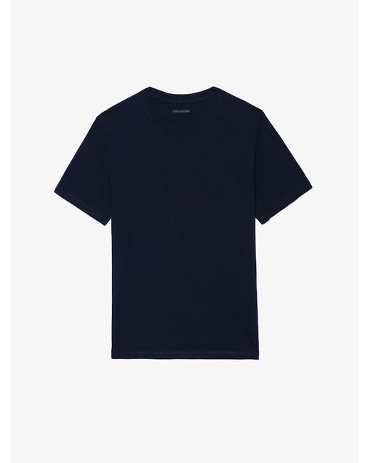 Zadig & Voltaire Blue Tommy T-Shirt for men