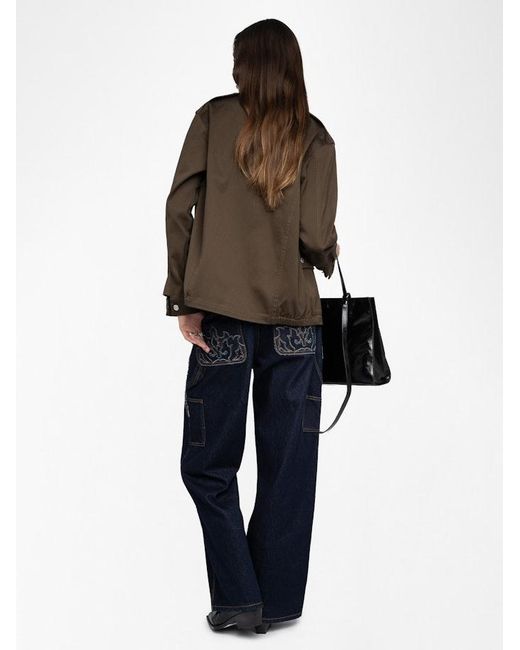 Zadig & Voltaire Green Kid Jacket