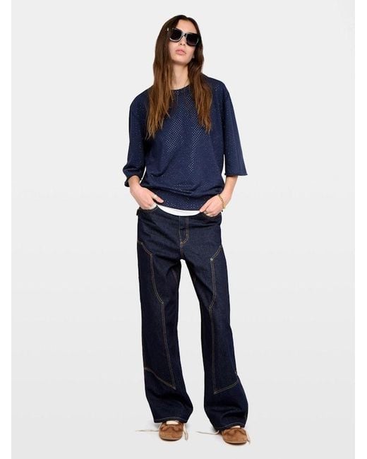 Zadig & Voltaire Blue Edmond Sweatshirt