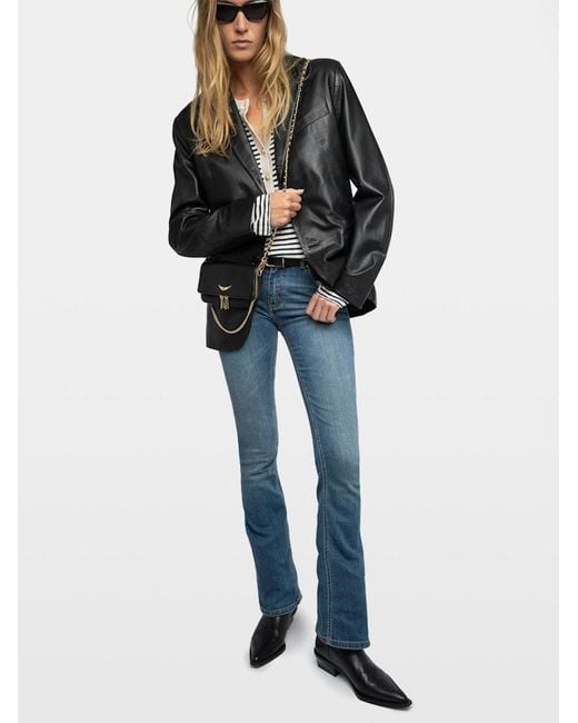 Zadig & Voltaire Black Rock Mini Clutch