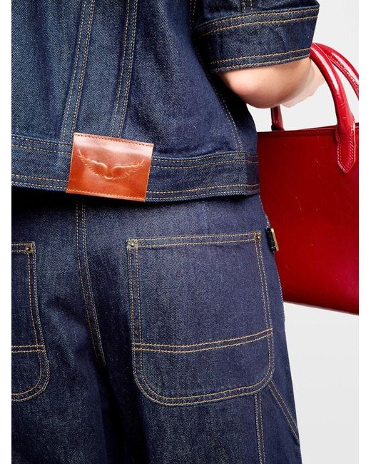 Zadig & Voltaire Blue Kyo Denim Jacket