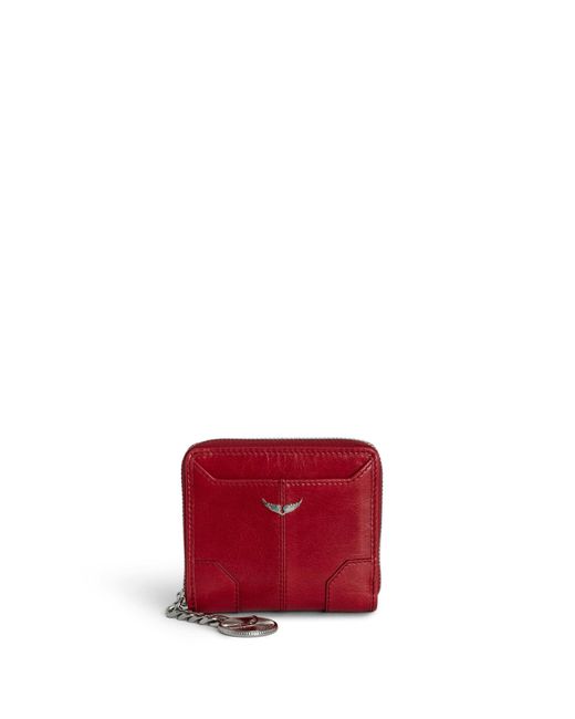 Zadig & Voltaire Red Portemonnaie Sunny Mini