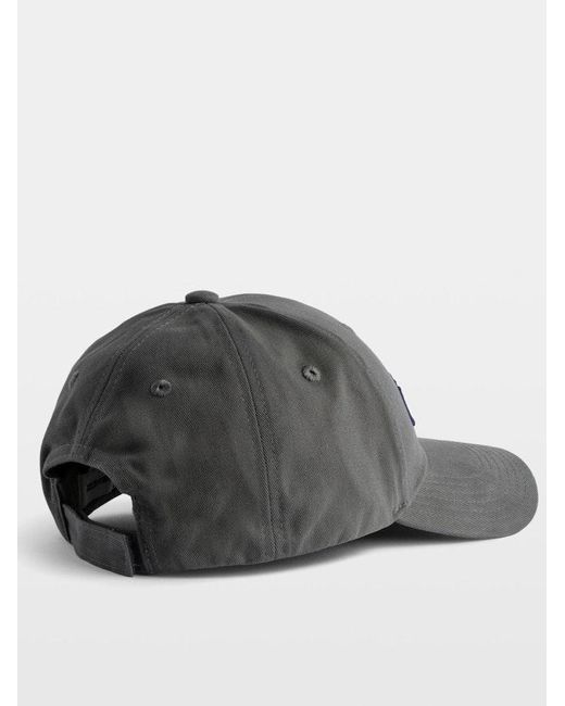 Zadig & Voltaire Gray Klelia Voltaire Cap for men