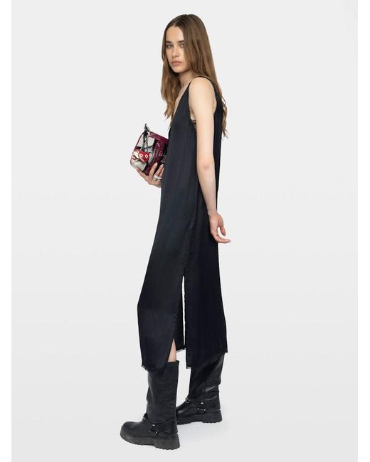 Zadig & Voltaire Blue Renzo Satin Dress