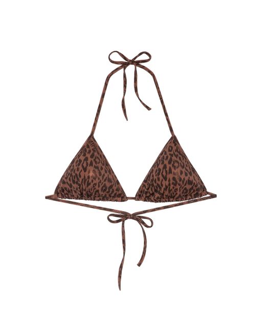 Léopard Bikini Top Zadig & Voltaire en coloris Brown