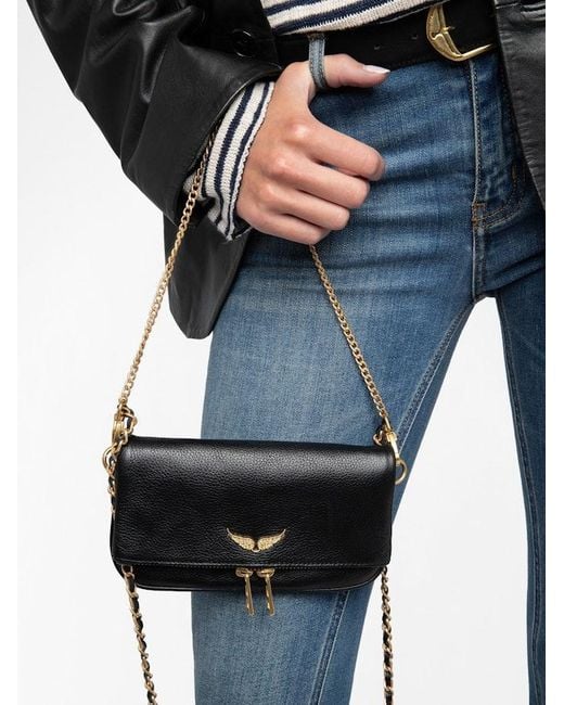 Zadig & Voltaire Black Rock Mini Clutch