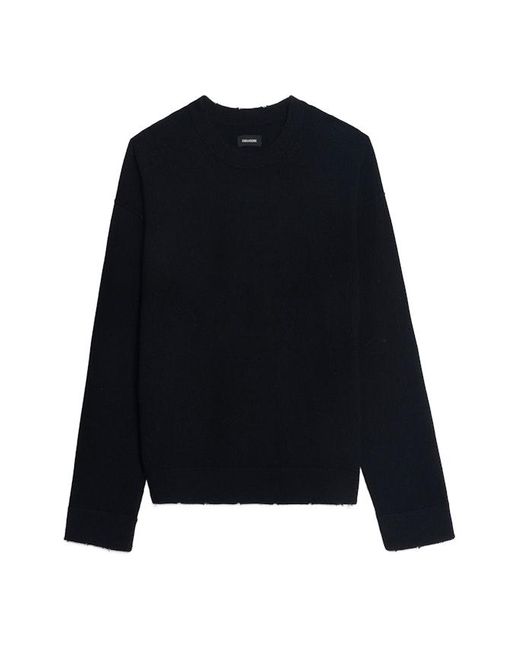 Zadig & Voltaire Pullover Marko in Blue für Herren