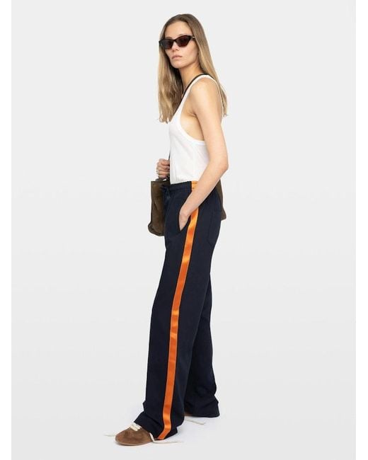 Zadig & Voltaire Blue Poma Trousers