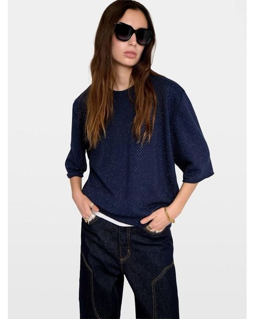 Zadig & Voltaire Blue Edmond Sweatshirt