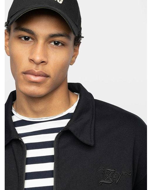 Zadig & Voltaire Blue Sweatshirt Moyaz for men