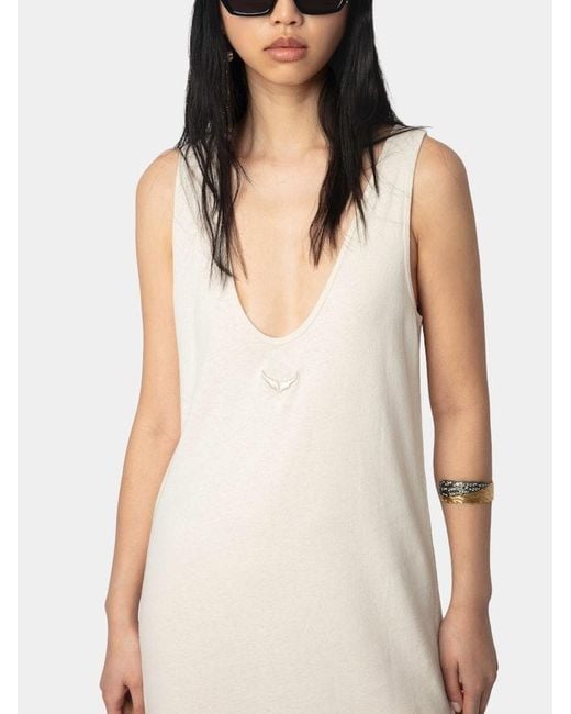 Zadig & Voltaire White Deva Dress